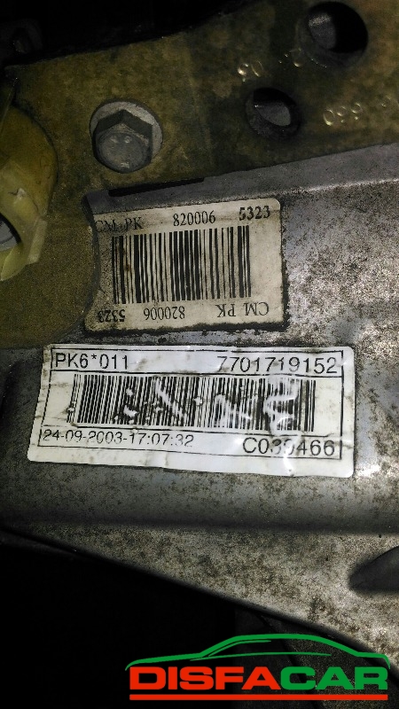 Cambio usato Renault Espace 3A SERIE. VEL SATIS laguna 2002, codice G9TJ742 – foto 6 di 12