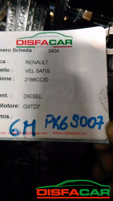 Cambio usato Renault Espace 3A SERIE. VEL SATIS laguna 2002, codice G9TJ742 – foto 9 di 12