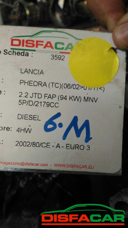 Cambio usato Lancia Phedra 2002, codice 4HW – foto 9 di 10