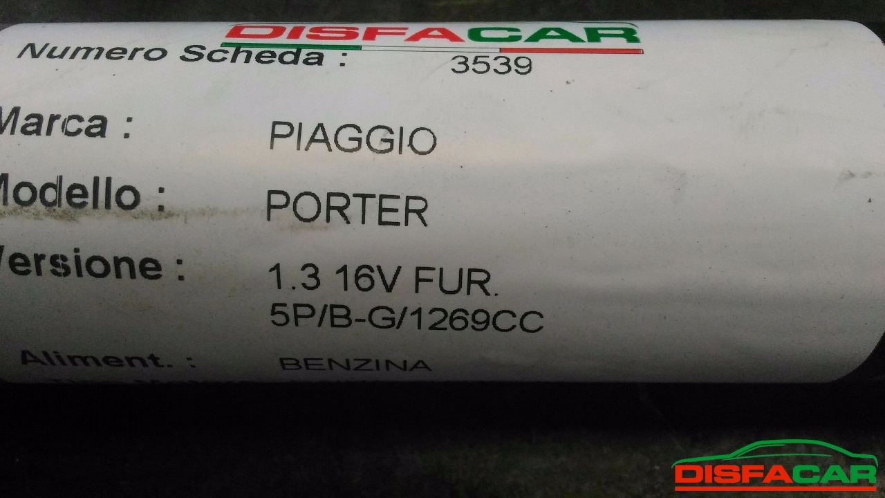 Albero di trasmissione usato Piaggio Porter FURGONATO 1996, codice DAIHATSU HC – foto 8 di 8
