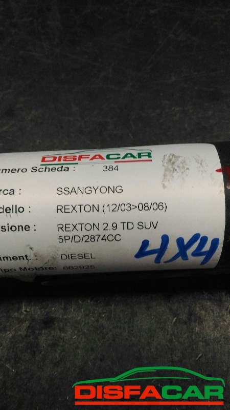 Albero di trasmissione usato Ssangyong REXTON 2003, codice 662925 – foto 10 di 10