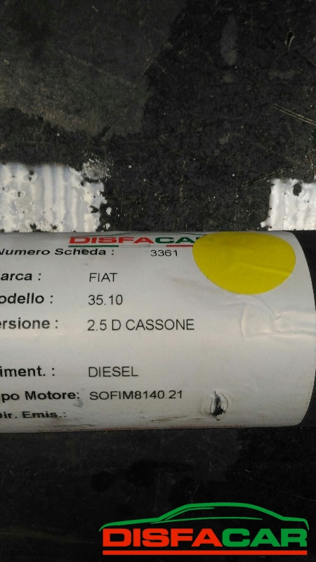Albero di trasmissione usato Iveco DAILY 35.10 1990, codice SOFIM8140.21 – foto 10 di 10