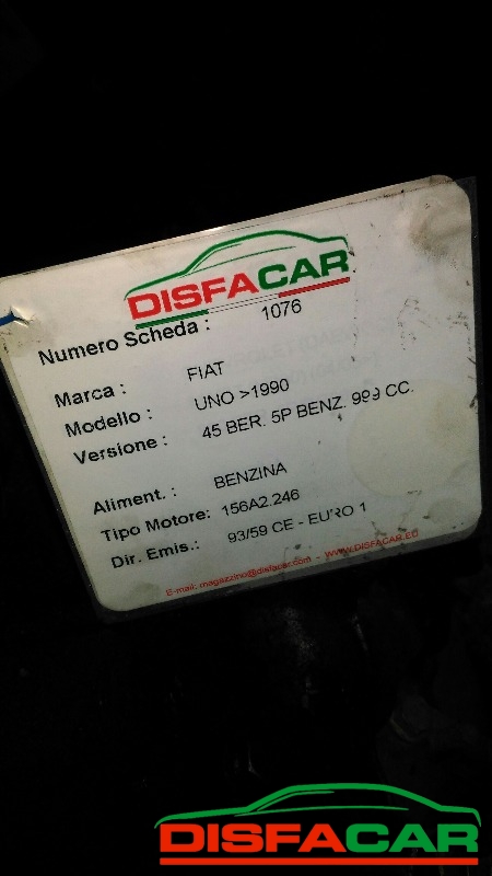 Cambio usato Fiat Uno 1990, codice 156A2246 – foto 7 di 7