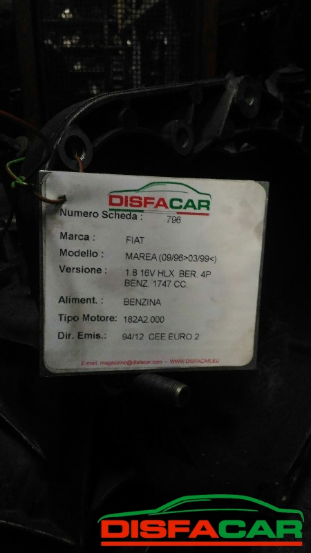 Cambio usato Fiat Marea 1996, codice 182A2.000 – foto 7 di 7