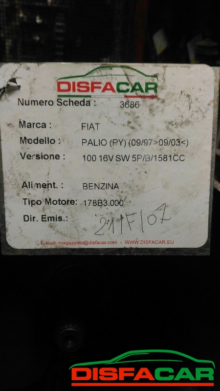 Cambio usato Fiat Palio 1997, codice 178B3000 – foto 7 di 7