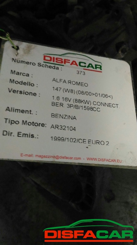 Cambio usato Alfa Romeo Alfa 147 2000, codice AR32104 – foto 8 di 8