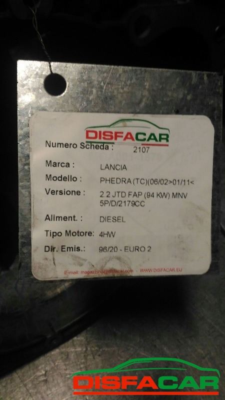 Cambio usato Lancia Phedra 2002, codice 4HW – foto 9 di 9