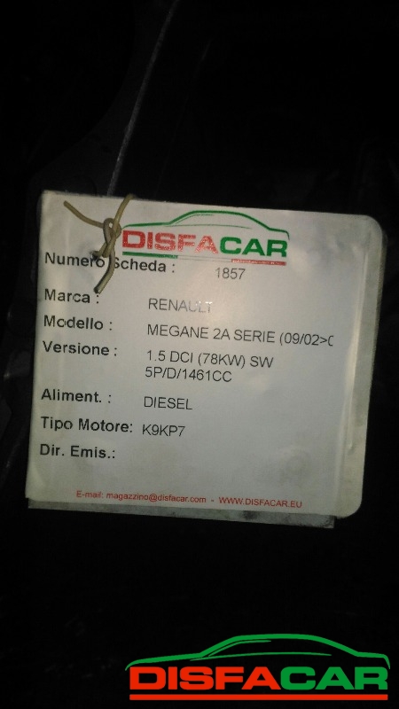 Cambio usato Renault Megane 2A SERIE 1994, codice K9KP7 – foto 9 di 9