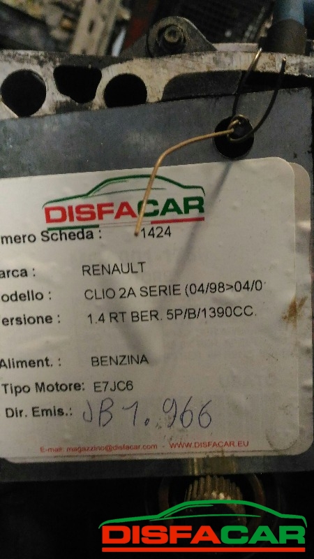 Cambio usato Renault Twingo 1A SERIE. Clio 1998, codice D7FB7 – foto 11 di 11