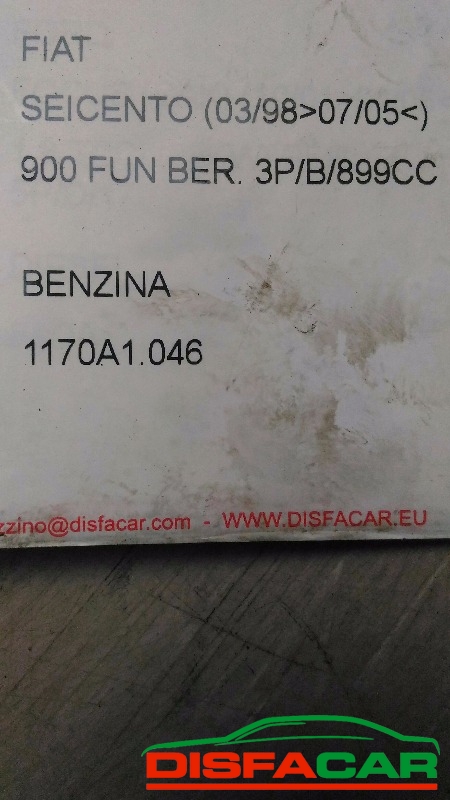Ricambio usato Fiat Cinquecento SEICENTO 1998 – foto 7 di 7