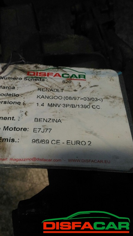 Cambio usato Renault Kangoo 1997, codice E7J77 – foto 9 di 9