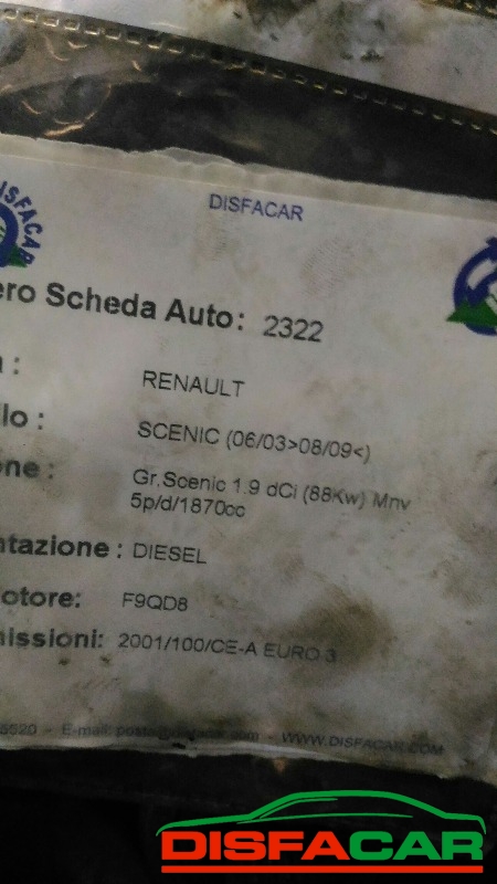 Cambio usato Renault Scenic 2003, codice F9QD8 – foto 10 di 10
