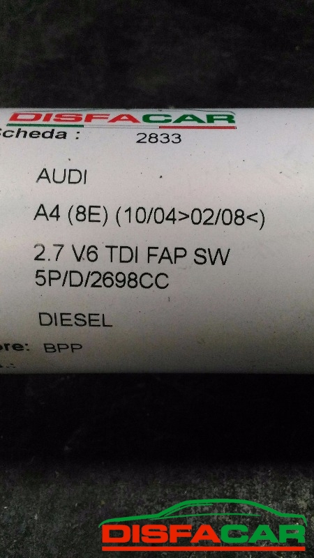 Albero di trasmissione usato Audi A4 STATION WAGON 2004, codice BPP – foto 11 di 11
