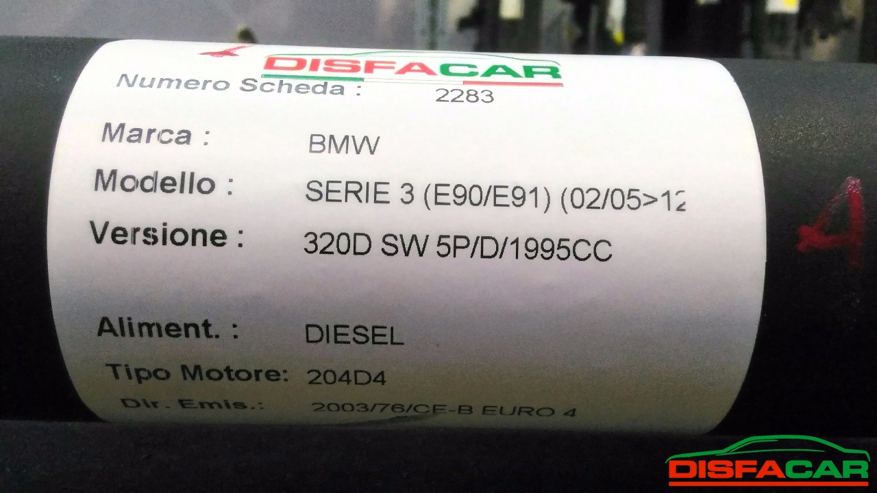 Albero di trasmissione usato BMW 320 E90. E91. STATION WAGON 2005, codice 204D4 – foto 11 di 11