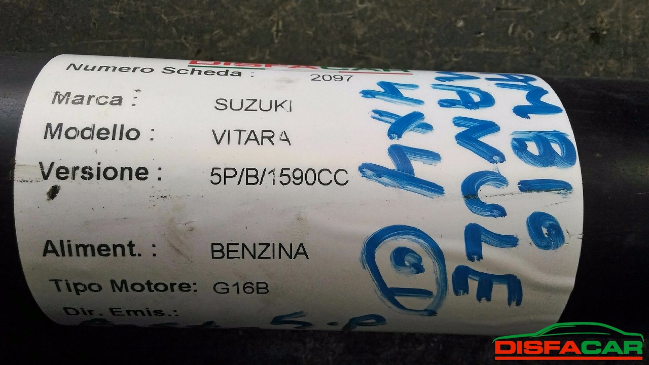 Albero di trasmissione usato Suzuki Vitara 2001, codice G16B – foto 8 di 8