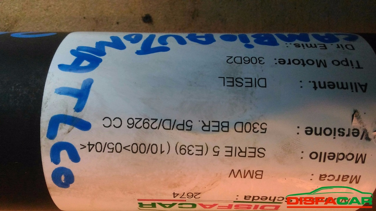 Albero di trasmissione usato BMW 530 E39 2000, codice 306D2 – foto 14 di 14