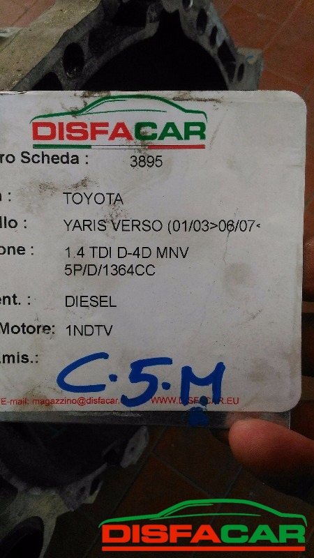 Cambio usato Toyota Yaris VERSO 2003, codice 1NDTV – foto 9 di 9