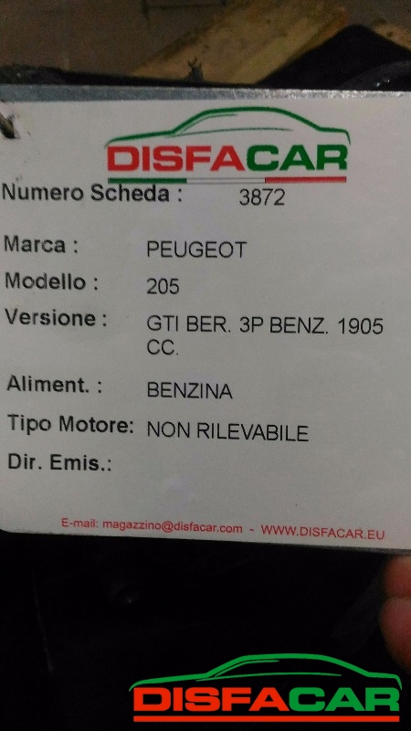Cambio usato Peugeot 205 1991 – foto 8 di 8