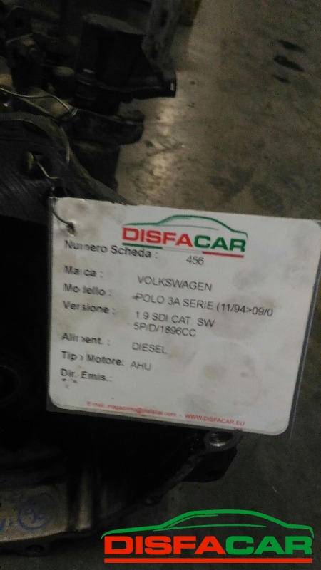 Cambio usato Volkswagen Polo 3A SERIE 1994, codice AHU – foto 7 di 7