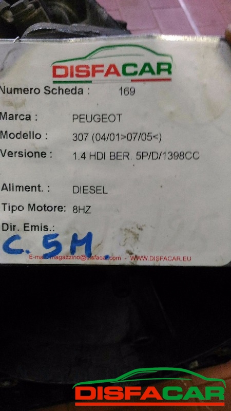 Cambio usato Peugeot 307 2001, codice 8HZ – foto 8 di 12