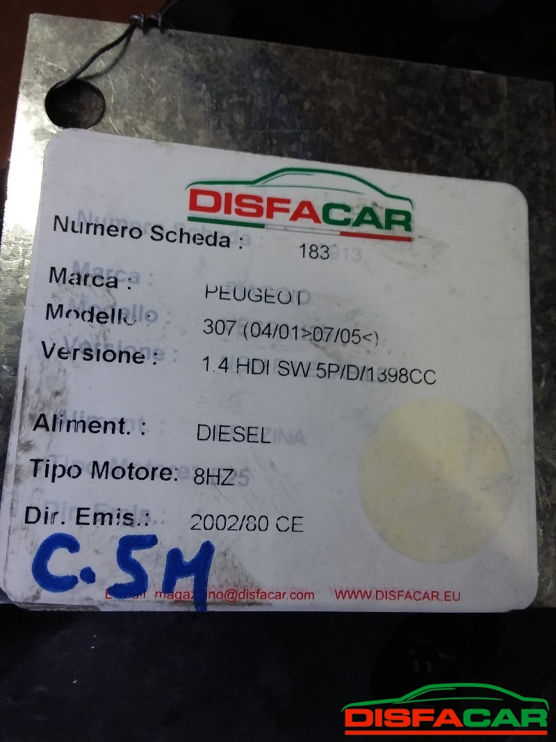 Cambio usato Peugeot 307 2001, codice 8HZ – foto 12 di 12