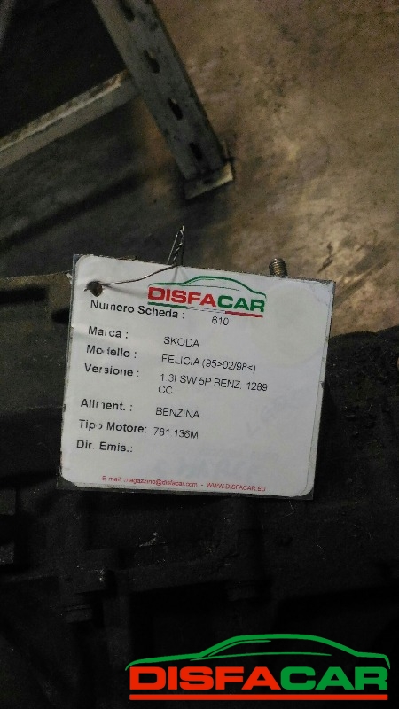 Cambio usato Skoda Felicia 1995, codice 781.136M – foto 7 di 7