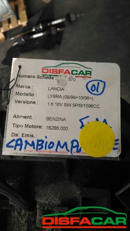 Cambio usato Lancia Lybra 1999, codice 182B6000 – foto 7 di 7