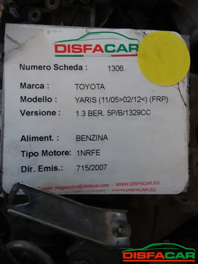 Cambio usato Toyota Yaris Robotizzato 2005, codice 2szfe – foto 7 di 7