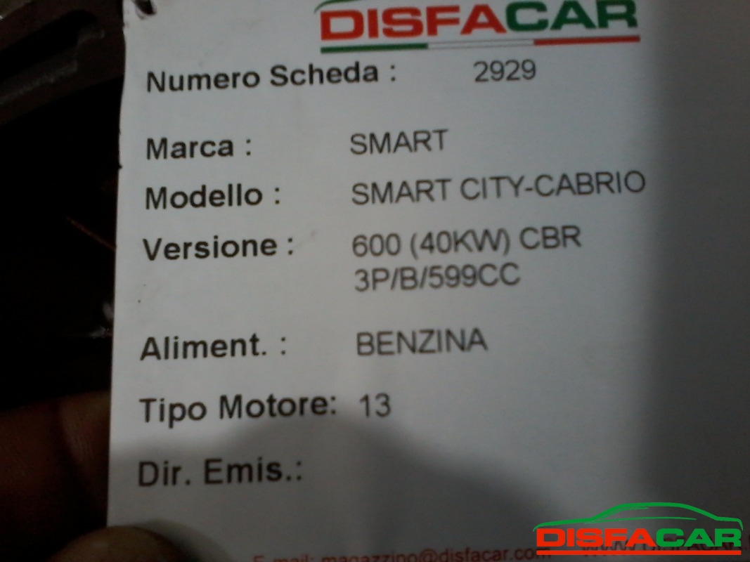 Cambio usato Smart ForTwo Cambi senza selettore 1998, codice 13 – foto 6 di 10