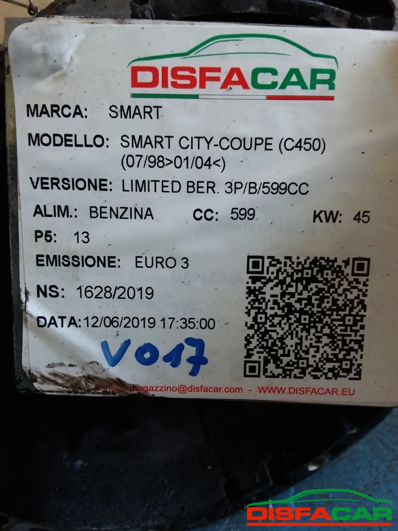 Cambio usato Smart ForTwo Cambi senza selettore 1998, codice 13 – foto 7 di 10