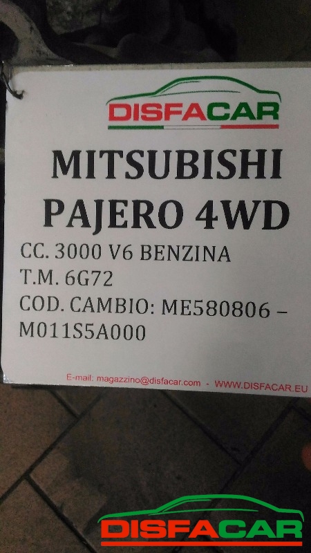 Cambio usato Mitsubishi Pajero, codice 6G72 – foto 9 di 9