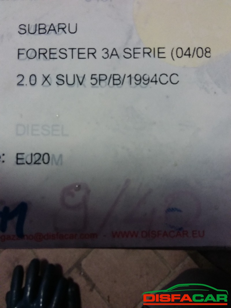 Cambio usato Subaru Forester 3A SERIE 4x4 2002, codice EJ20 – foto 7 di 10