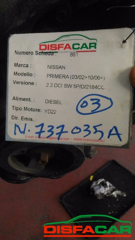 Motore usato Nissan Primera 2002, codice Yd22 – foto 11 di 11