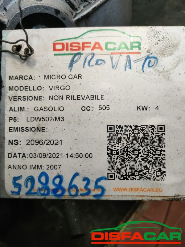 Cambio usato Ligier MICROCAR VIRGO - VICTORY GIOTTI 2005, codice LDW502/M3 – foto 10 di 10