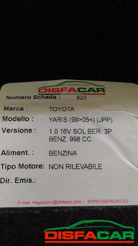 Assale posteriore usato Toyota Yaris JPP 1999, codice 2NZFE – foto 7 di 10