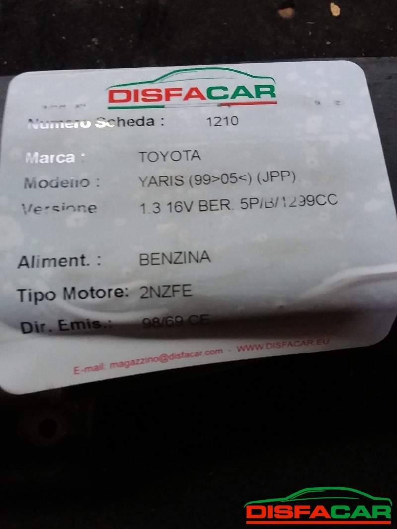 Assale posteriore usato Toyota Yaris JPP 1999, codice 2NZFE – foto 9 di 10