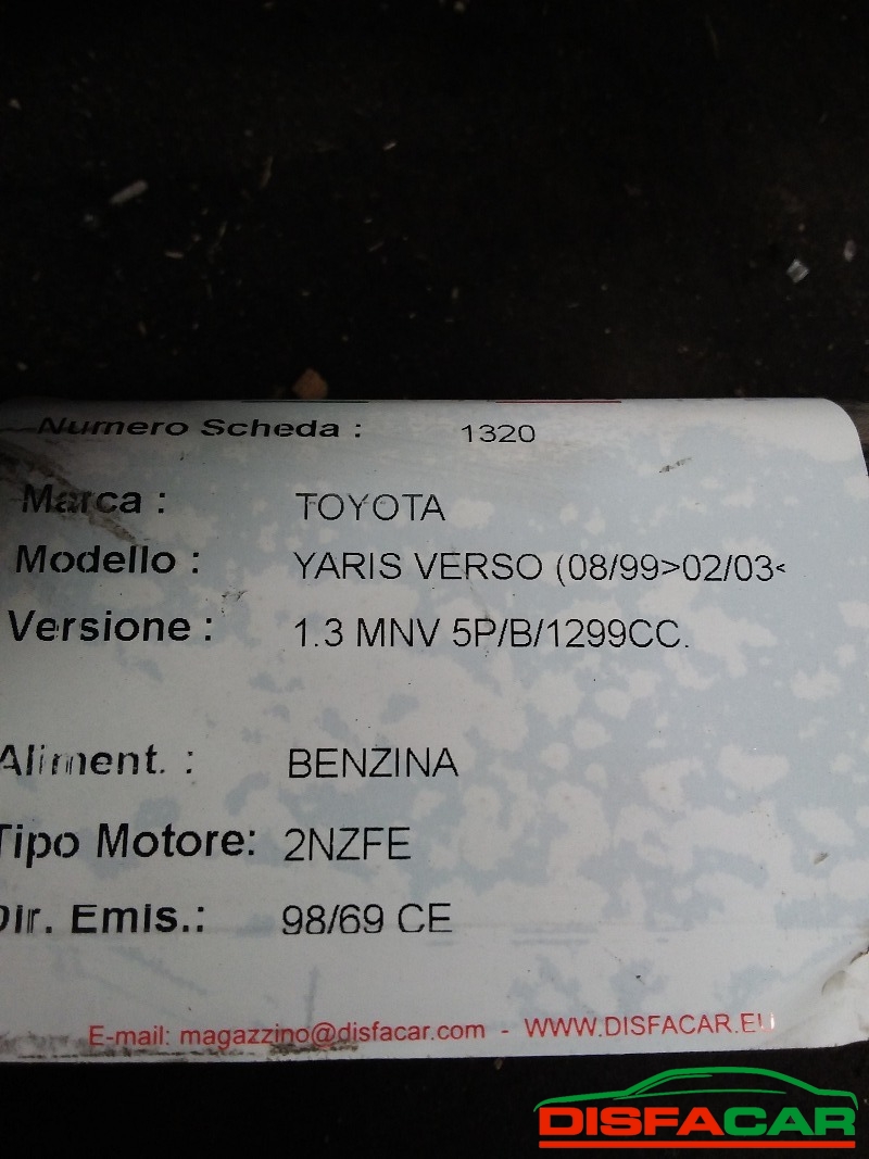Assale posteriore usato Toyota Yaris JPP 1999, codice 2NZFE – foto 10 di 10
