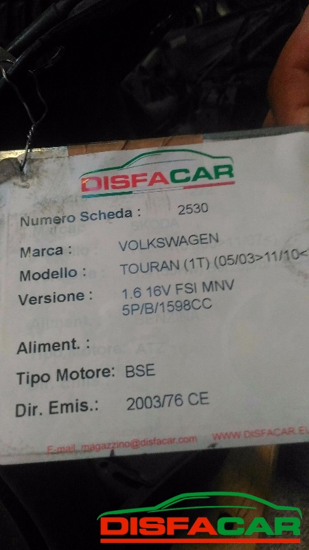 Assale posteriore usato Volkswagen Touran ECOFUEL 2003, codice BSX – foto 8 di 8