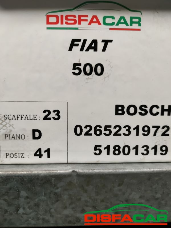 Centralina abs Fiat 500 2007 – pezzo 1