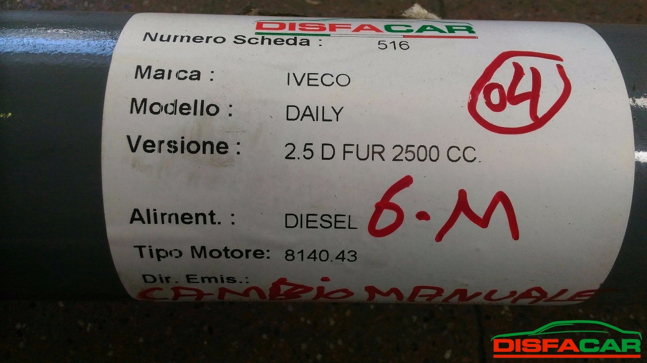 Albero di trasmissione usato Iveco DAILY 2004 – foto 13 di 13