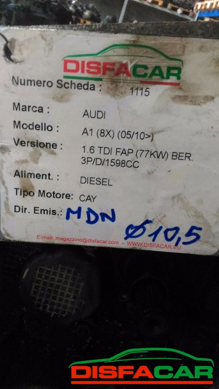 Cambio usato Audi A1 2010, codice mdn – foto 10 di 10