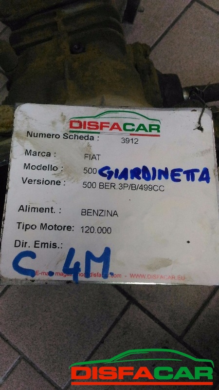 Cambio usato Fiat 500 GIARDINETTA, codice 126ab. – foto 9 di 9