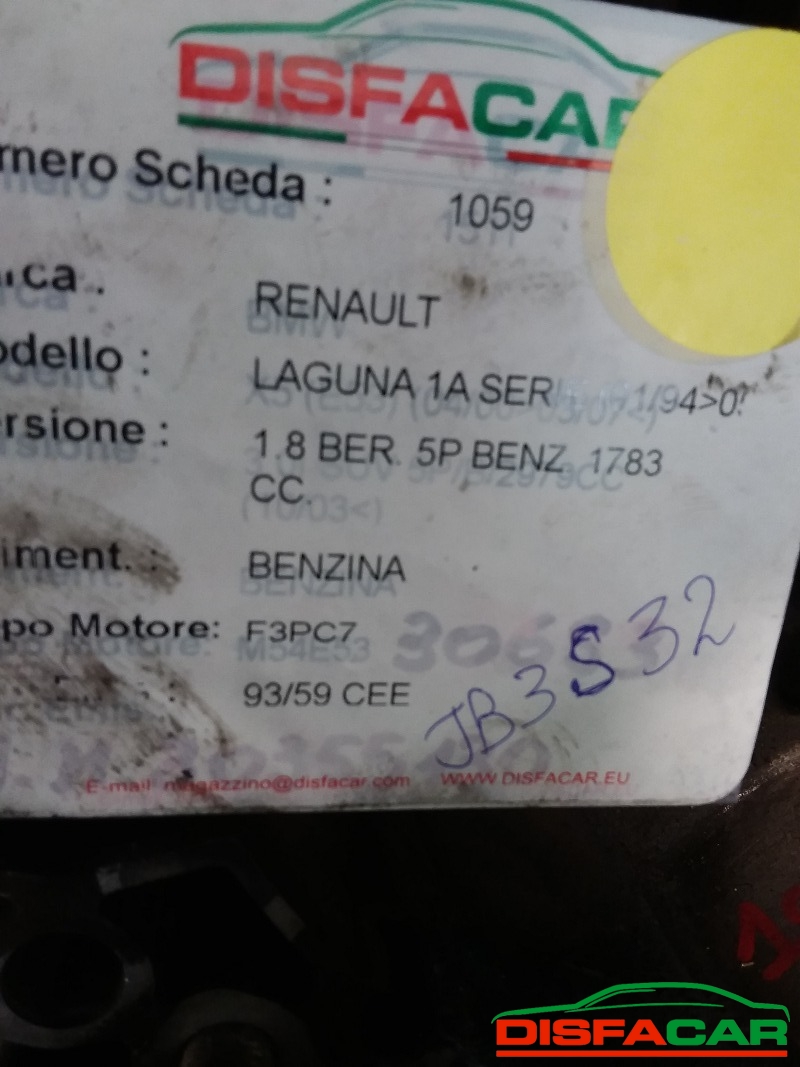 Cambio usato Renault Laguna 1A SERIE. 1994, codice F3PC7 – foto 9 di 9