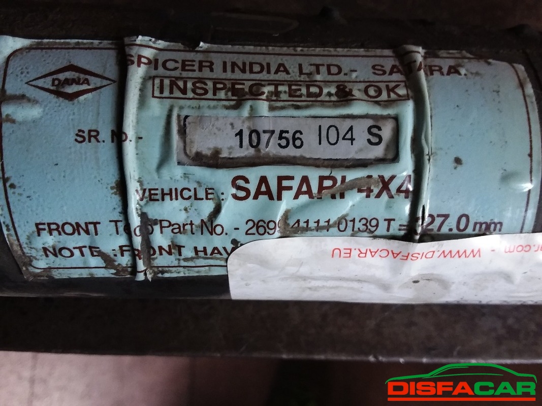 Albero di trasmissione usato Tata Safari 1999 – foto 9 di 10
