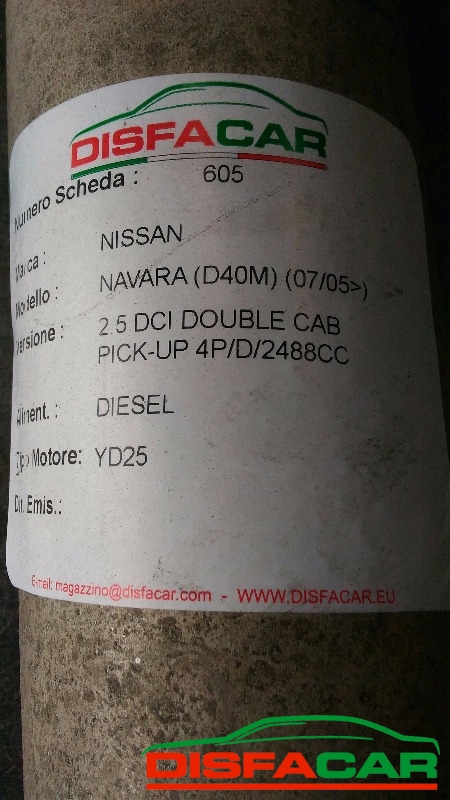 Albero di trasmissione usato Nissan Navara DOUBLE CAB PICK-UP 2005 – foto 9 di 10