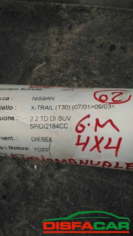 Albero di trasmissione usato Nissan X-Trail 2001 – foto 8 di 8