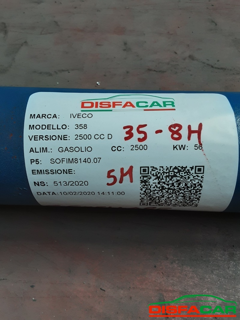 Albero di trasmissione usato Iveco DAILY (358 ) 35-8H – foto 11 di 11