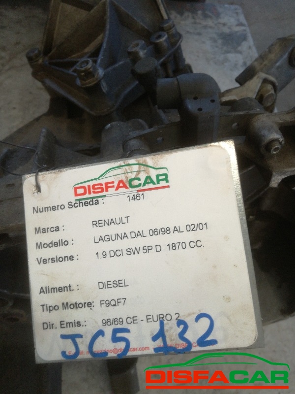Cambio usato Renault Laguna 2000, codice F9qf7 – foto 5 di 5