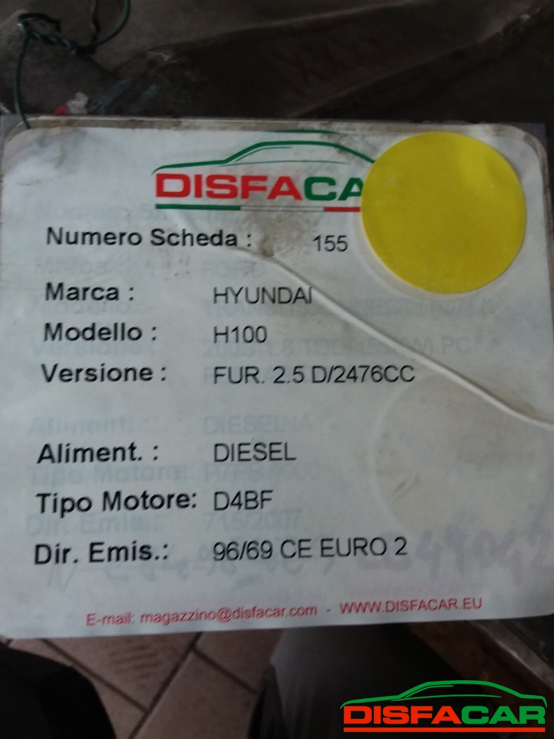 Cambio usato Hyundai H 100 2001, codice D4BF – foto 8 di 12