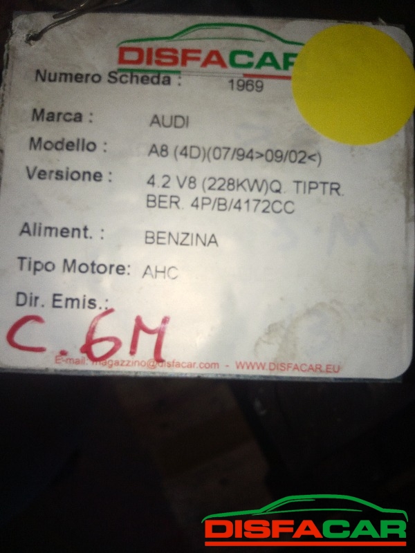 Cambio usato Audi A8 1994, codice Ahc – foto 9 di 9